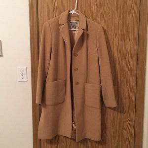 Vintage Camel hair longline coat